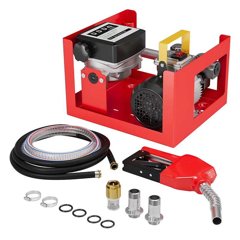 Электрические насосы для перекачки дизельного топлива со счетчиком и автоматической форсункой