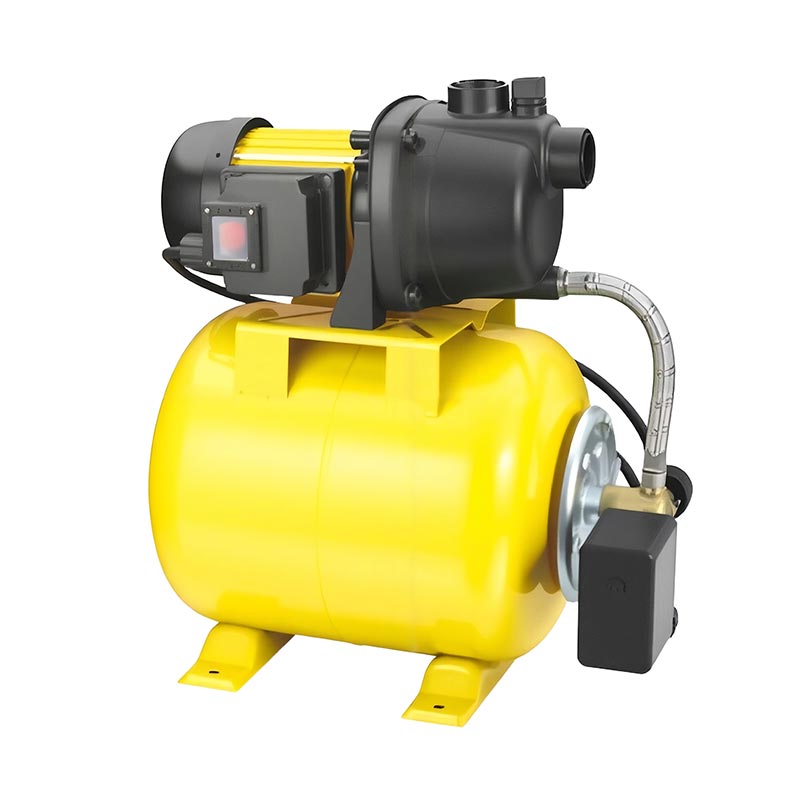 Садовый электрический струйный насос для мелких скважин с резервуаром для воды под давлением
